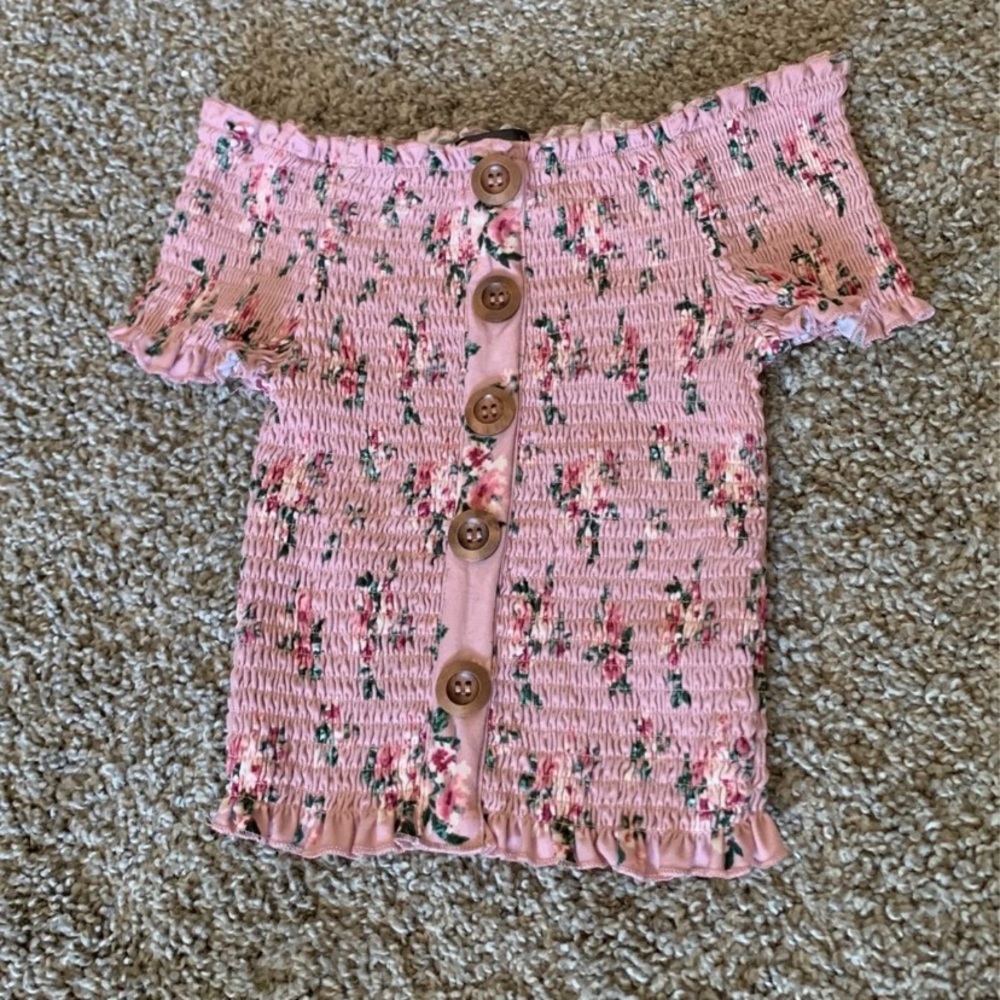 Orange Riss Blouse